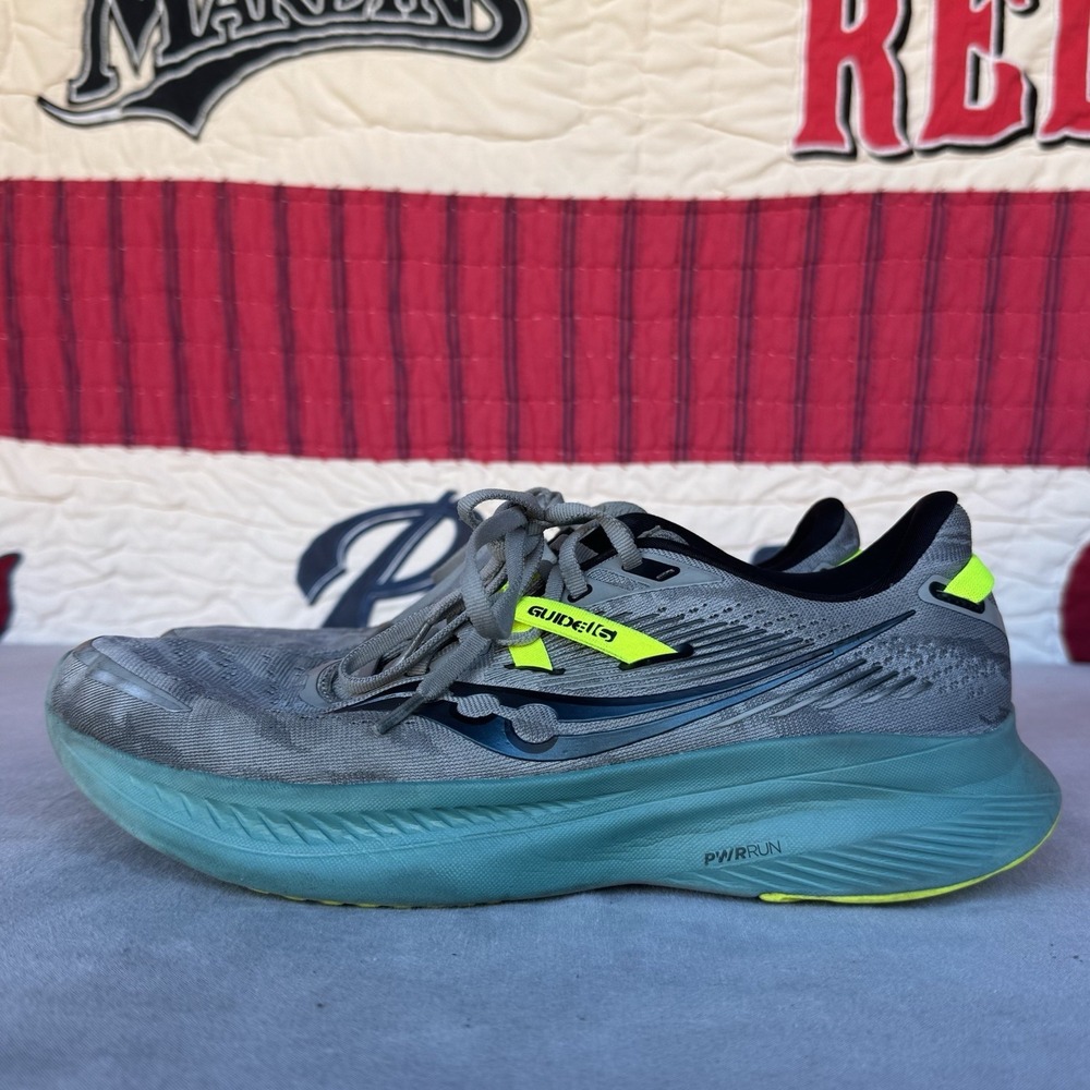 Size‎ 10.5 - Saucony Mens Guide 16 S20810-15 Gray Running Shoes Sneakers